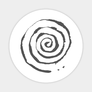 Spiral - Organic Symbol INK Magnet